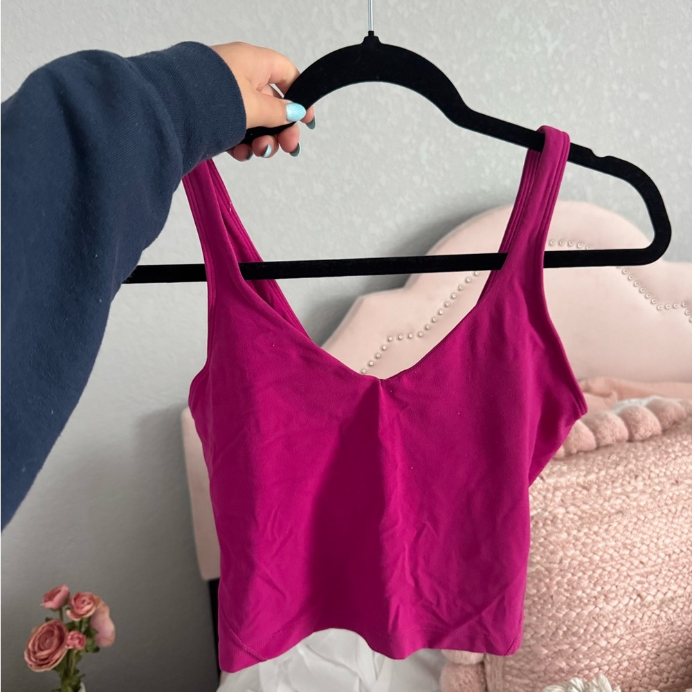 Lululemon Athletica Pink Tank Top
